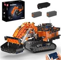 MOULD KING 17100 EX8000 RC Mining Crawler Excavator 2,436 Pcs RC/APP - NEW
