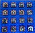 Harry Potter LEGO Tiles Full Set of 16 Different Dark Purple Collectable Tiles