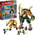 LEGO NINJAGO Lloyd and Arin's Ninja Team Mechs Set with 5 Minifigures 71794