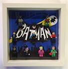 Display Frame for Lego Batman Classic 1966 minifigures figures 25cm 27cm case