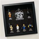 Display case Frame for Lego Star Wars 20th Anniversary minifigures 27cm