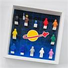 Display frame case for Lego 2023 Classic space spacemen minifigures 25cm 27cm