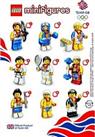 LEGO GB OLYMPIC MINIFIGURES 8809 CHOOSE OR PICK A FIGURE FROM THE LIST.OLYMPICS