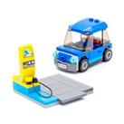 LEGO City Smart Car EV Electric Vehicle & Charging Station Train Town Scene