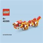 LEGO Chinese Dragon Monthly Mini Model Build Poly Bag New Year Party Gift 40395