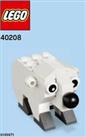 LEGO Polar Bear Christmas Tree Decoration Mini Model Build Poly Bag 40208