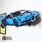 Gecko Bricks Wall mount for LEGO Technic Bugatti Chiron 42083