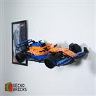 Gecko Bricks Wall Mount for LEGO Technic McLaren Formula 1 Race Car 42141 F1