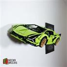 Gecko Bricks Wall mount for LEGO Technic Lamborghini Sian FKP 37 42115