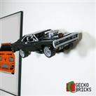 Gecko Bricks Wall Mount for LEGO Technic Dom's Dodge Charger 42111