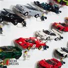 Gecko Bricks Wall Mount For All Lego Speed Champions