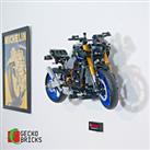Gecko Bricks wall mount for LEGO Technic Yamaha MT-10 SP 42159