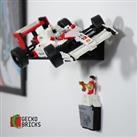 Gecko Bricks Wall Mount for Lego McLaren MP4/4 & Ayrton Senna 10330