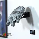Gecko Bricks Wall Mount for LEGO Star Wars Millennium Falcon Midi Scale 75375