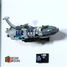 Gecko Bricks Wall Mount for LEGO Star Wars Invisible Hand Midi Scale 75377