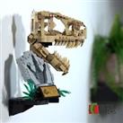 Gecko Bricks Wall Mount for LEGO Jurassic World Dinosaur fossils T Rex 76964