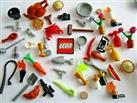 Lego Accessories for Minifigures NEW Food, Ice Cream Pizza Coffee Mugs Turkey