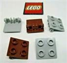 LEGO Brick 2x2 Hinge - Top (Pack of 4) Choose Colour - Design 6134