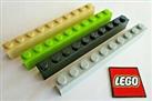 LEGO 1x10 BRICKS (Packs of 4 Bricks) Choose Colour NEW Design 6111