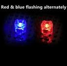 ? BUMSTORE CUSTOM 2X2 ROUND RED/BLUE FLASH LED LIGHT BRICK FOR LEGO NEW