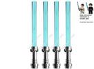 4 X OFFICIAL LEGO - STAR WARS LIGHTSABERS - METALLIC / TRANS BLUE - FAST - NEW