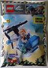 LEGO Jurassic World - Owen with Helicopter Foil Pack 122113 - New jw023