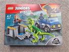 LEGO Juniors 10757 - Jurassic World Raptor Rescue Truck - Brand New & Sealed