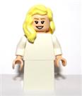 Lego Bride Bridesmaid Minifigure Flesh Reversible Head Blonde Hair Wedding