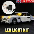 UK LED Light Lighting Kit For Lego 10262 Aston Martin DB5 James Bond Bricks Toys