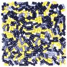 Lego Technic Bricks 390x Connectors Joints Couplers Black White Grey Yellow NEW