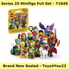 Lego 71045 Series 25 Minifigures - Complete Set of 12 Figures - Fully Boxed