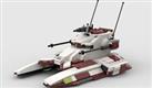 Lego Star Wars: Republic Fighter Tank (75342) ONLY - NO MINIFIGURES INCLUDED