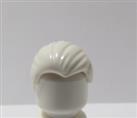 Lego Hair Wig For Boy Man Minifigure White Combed Back