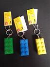 Lego KE5 Brick Keylight Green, Yellow or Blue FASTP&P keyring Torch Genuine