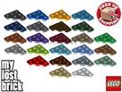 LEGO - Part 2450 - Pack of 5 x NEW LEGO Wedge Plates 3x3 Cut Corner