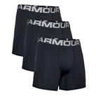 MEN 3-Pack Under Armour Charged Cotton 6in Boxer-BNWT