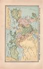 1906 PRINT ~ EUROPE MAP AT THE DISEMBERMENT OF CARLOVINGIAN EMPIRE