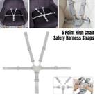 High Chair Security Straps Replacement 5 Point Children Safety Harness Straps