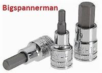 14mm HEX KEY BIT ALLEN Socket 1/2 Drive FRANKLIN TOOLS 4314 Professional Quality