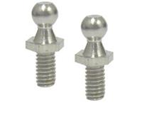 2x 10mm BALL STUD BOLT M6 for gas strut struts ball ended bolt bonnet