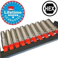 HILKA DEEP SOCKETS 3/8" DR DEEP SOCKETS METRIC 10-19MM LONG REACH SET OF SOCKETS