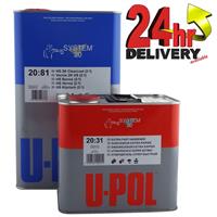 U-Pol Super Clearcoat Car 2K Lacquer 5 Litre S2081 + S2031 2.5 Kit Upol