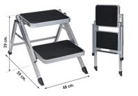Folding Heavy Duty Double Caravan Step Motorhome Lightweight Non Slip