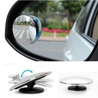 Car Blind Sport Mirror Driver Side Wide Angle Round Convex Car Auto Rear View 2x