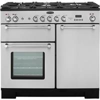 Rangemaster KCH100DFFSS/C Kitchener 100cm Dual Fuel Range Cooker 5 Burners
