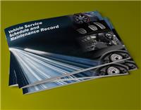 Blank Service History Book - Car Van Maintenance Replacement Vehicle Record Book