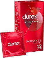 Durex Thin Feel Latex Regular Original Classic 12 Condoms (Packaging May Vary)
