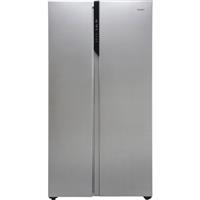 Haier HSR3918ENPG 91cm Frost Free American Fridge Freezer Silver E Rated