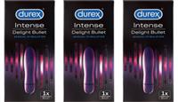 Durex Intense Delight Bullet Vibrator Massager Adult Sex Toy Pack of 3