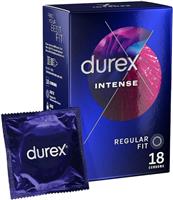Durex Intense Condoms Ribbed and Dotted 18 Condoms - Premium Luxury Condoms